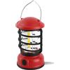 Ejoyous Lampada da Campeggio Senza Fili, Materiale ABS, Luce Portatile a Regolazione Continua con Maniglia, 20-300 Lm per attività All'aperto e Uso Domestico (rosso)