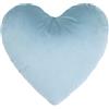 Morbidissimi - Cuscino Arredo Cuore Danae in Velluto 35x38 cm Carta da Zucchero, Cuscino Decorativo Sfoderabile con Cerniera, Design Romantico per Divano Letto Poltrona, Made in Italy AC371