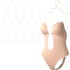 YESTAIM 10 pezzi costumi da bagno grucce per costume da bagno bikini, elegante forma del corpo, lingerie a forma di corpo intero in metallo, supporto per costume da bagno per bikini, reggiseni, boutique