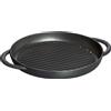 STAUB Pure Grill 26 cm Nero in Ghisa
