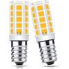 Flaspar Lampadina LED E14 per Cappa Cucina, 3W Equivalente alogeno 40W, 410lm E14 Lampadina per frigorifero, Bianco caldo 2700K macchina da cucire e lampada di sale, luci notturne, Non dimmerabile, 2 Pezzi