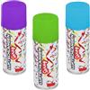 Sternfabrik 3 x 100 ml spray stelle filanti coloranti, viola verde, blu, carnevale, decorazione per feste e feste