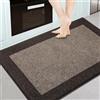 DOMUSTEX Tappeto Cucina 80 x 120 cm, Tappeto Antiscivolo e Lavabile in Lavatrice, Tappetino d'Ingresso Assorbenti per Cane, Corridoio, Bagno, (Imballaggio Rotolo)
