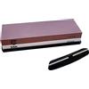 SMI Pietra Affilacoltelli Pietra per Affilare Coltelli Grana 1000/3000 - Pietra per Affilare, Coltello da Cucina Cote Whetstone con base in silicone e guida angolare