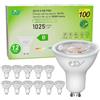 GY Lampadina LED GU10, 6.5W Equivalenti a 100 Watt Alogeni, 1025 Lumen, Lampadina LED 4000K Bianco Neutro, Attacco GU10 Lampada Faretto LED 36°, Lunga Durata e Basso Consumo, 12 Pezzi