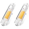 ZJZG R7S LED 78mm Dimmerabile, Lampadina R7S LED 78mm 20W Equivalenti a 200W Lampadine Alogene, Lampadina R7S LED 78mm Bianca Calda 3000K 2000LM, Alta luminosità Nessun Sfarfallio, 2 Pezzi