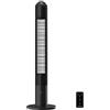 Cecotec - Ventilatore a Torre EnergySilence 9150 Skyline Smart Design da 116 cm, 45 W, schermo LED touch, telecomando, 3 velocità, 4 modalità, timer 12 ore, oscillazione 70º,Altezza 46,Nero