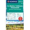 Kompass Carta escursionistica Kom 898. St. Blasien, Todtmoos, Hotzenwald, Naturpark Südschwarzwald: 3in1 Wanderkarte mit Aktiv Guide inklusive Karte zur ... der KOMPASS-App. Fahrradfahren. Langlaufen.