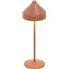 Zafferano Amelie lampada da tavolo LED Terracotta