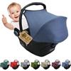 BambiniWelt by Rafael K. Parasole parasole, parasole per ovetto, compatibile con Maxi Cosi Cabrio Fix Gruppo 0 + GP (blu mélange)
