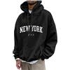 Generico Felpe Uomo Con Cappuccio Maglia Uomo Invernale Cotone Bodybuilding Sport Hoodie Vestiti Sweatshirt Sportive Felpata Taglie Forti Felpe Imbottite Running Oversize Tennis Sportivo 2#vert foncé L
