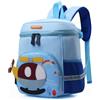 XNDZ Zaino per bambini per asilo nido bambini zaino dinosauro con cinghia toracica asilo scuola zaino all'aperto per 3-6 anni ragazzi ragazze, Aeroplano Blu, S, Casual