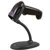 Honeywell 1250G - 2USB -1 1D, black scanner (1250G - 2), flex neck presentation stand (STND-15F03-009-4), USB tipo A 3 m con connettori diritti cable (CBL-500-300-C00) and documentation 1250 G scanner 1D black flex neck stand USB cable 3 m