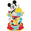 Hallmark Biglietto di compleanno 3D e pop up, Disney Mickey Mouse con cupcake e stelle, per lui, rosso, giallo
