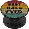 First Names Apparel vintage Style Nome personalizzato Hala I love Hala Retro stile vintage PopSockets PopGrip Adesivo
