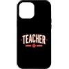 Squad Teach Era Varsity Educator Apple C Custodia per iPhone 12 Pro Max Insegnante Varsity Jersey Educatore Scuola Retro Athletic Life