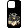 Jimbeels Custodia per iPhone 15 Pro Max FIELD LOG READY Radio Registro Antenna