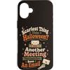 The Coffee & Ghost Club Custodia per iPhone 16 Plus Halloween Ufficio Umorismo Incontro Scherzo E-mail collega