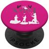 Kitesurf Gifts and Surf Lover Tees by ta Life Begins At Twenty Knots For Kite Surfers Bianco Grigio PopSockets PopGrip Adesivo