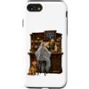 2026 Whisky, Rum and Brandy Merch Custodia per iPhone SE (2020) / 7/8 Whisky Bar fantasma al pub