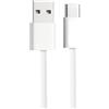 apm Cavo USB C a USB, ricarica rapida 3A, nylon intrecciato bianco, USB 3.0 e QC 3.0, cavo rinforzato, cavo caricatore USB C, cavo per iPhone 16/15, Samsung S22/S21/S20/S10, Xiaomi, Sony, (1M), 600418