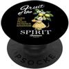 Fruit Of The Spirt Cute Lemon Mouse Sapp Fruit Of The Spirit Christian Bibbia Verse Cute Lemon Mouse PopSockets PopGrip Adesivo