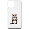 Timowo Studio Custodia per iPhone 12 mini Lontra Con Conchiglia