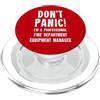 Emergency Services Staff Gifts & T-Shirt Responsabile delle attrezzature dei vigili del fuoco PopSockets PopGrip per MagSafe