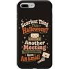 The Coffee & Ghost Club Custodia per iPhone 7 Plus/8 Plus Halloween Ufficio Umorismo Incontro Scherzo E-mail collega