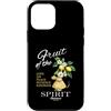 Fruit Of The Spirt Cute Lemon Mouse Sapp Custodia per iPhone 12 mini Fruit Of The Spirit Christian Bibbia Verse Cute Lemon Mouse