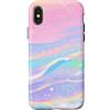 generic Custodia per iPhone X/XS Estetica pastello Ocean Wave Surf