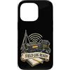 Jimbeels Custodia per iPhone 13 Pro FIELD LOG READY Radio Registro Antenna