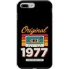 Vintage Birthday Collection Custodia per iPhone 7 Plus/8 Plus Originale 1977 Vintage Cassette Birthday Edition