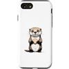 Timowo Studio Custodia per iPhone SE (2020) / 7/8 Lontra Con Conchiglia