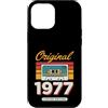 Vintage Birthday Collection Custodia per iPhone 12 Pro Max Originale 1977 Vintage Cassette Birthday Edition