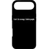 YO! Custodia per iPhone Air I Don't Do Revenge I Delete People Divertente Sarcasmo Citazione
