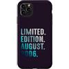 Birthday Gift Limited Edition August 200 Custodia per iPhone 11 Pro Max Edizione Limitata Agosto 2006 Retro Vintage 2006