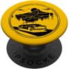 Retro Mountain Drive Classic Auto Enthus Paesaggi Auto Auto Viaggio Strada Montagna D'epoca PopSockets PopGrip Adesivo