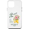 Fruit Of the Spirt Pretty Lemon Sapphire Custodia per iPhone 12 mini Frutto dello Spirito Bibbia Cristiana Verse Pretty Lemon