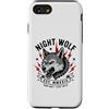 wolf graphic design Custodia per iPhone SE (2020) / 7/8 Lupo notturno - Run Fast Stay Wild Vintage Wolf