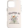 Librarian Bookish Bookworms & Novel Writ Custodia per iPhone 16 Pro Max Capitolo 60 - I fiori selvatici per il 60° compleanno degli amanti dei libri e dei lettori