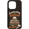 The Coffee & Ghost Club Custodia per iPhone 15 Pro Halloween Ufficio Umorismo Incontro Scherzo E-mail collega