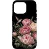 Hummingbird Apparel For Kids and Adults Custodia per iPhone 16 Pro Colibrì Peonia Floreale Giardino Botanico Amante degli Uccelli