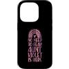 Rosy Personalized First Name Merch for G Custodia per iPhone 14 Pro Non c'è bisogno di temere che zia Violet sia qui Nome Rainbow