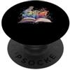 Enchanted Pages Designs Fantasy Book Imagination Storytelling Reader PopSockets PopGrip Adesivo