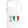 Mark Ewbie Designs Custodia per iPhone 16 Pro Max Amo l'Italia
