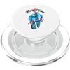 Parrot and Pet Bird Owners Pappagallo Bird Mom - Giacinto Ara Acquerello PopSockets PopGrip per MagSafe