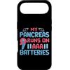 Regali per la prevenzione del diabete A Custodia per iPhone Air My Pancreas Runs On AAA Batteries