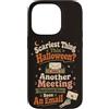 The Coffee & Ghost Club Custodia per iPhone 14 Pro Halloween Ufficio Umorismo Incontro Scherzo E-mail collega