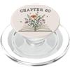 Librarian Bookish Bookworms & Novel Writ Capitolo 60 - I fiori selvatici per il 60° compleanno degli amanti dei libri e dei lettori PopSockets PopGrip per MagSafe